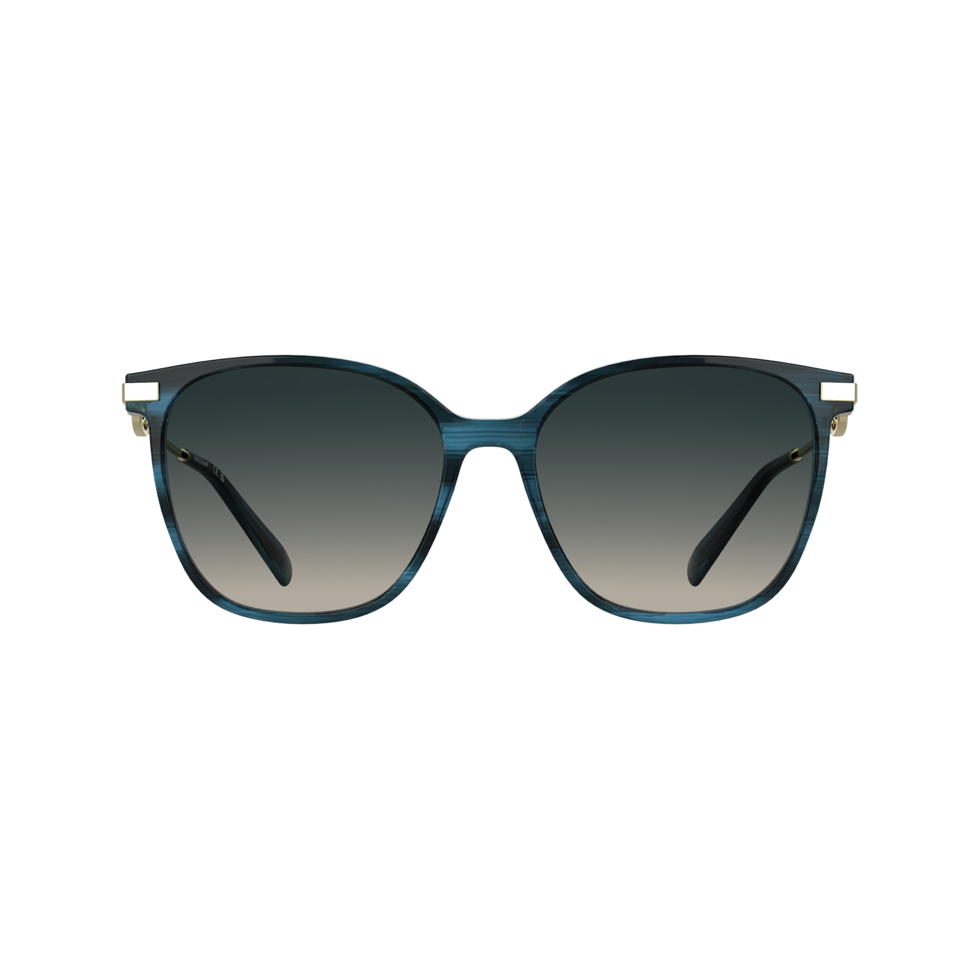 null Lunettes de soleil, Bleu ray&eacute;