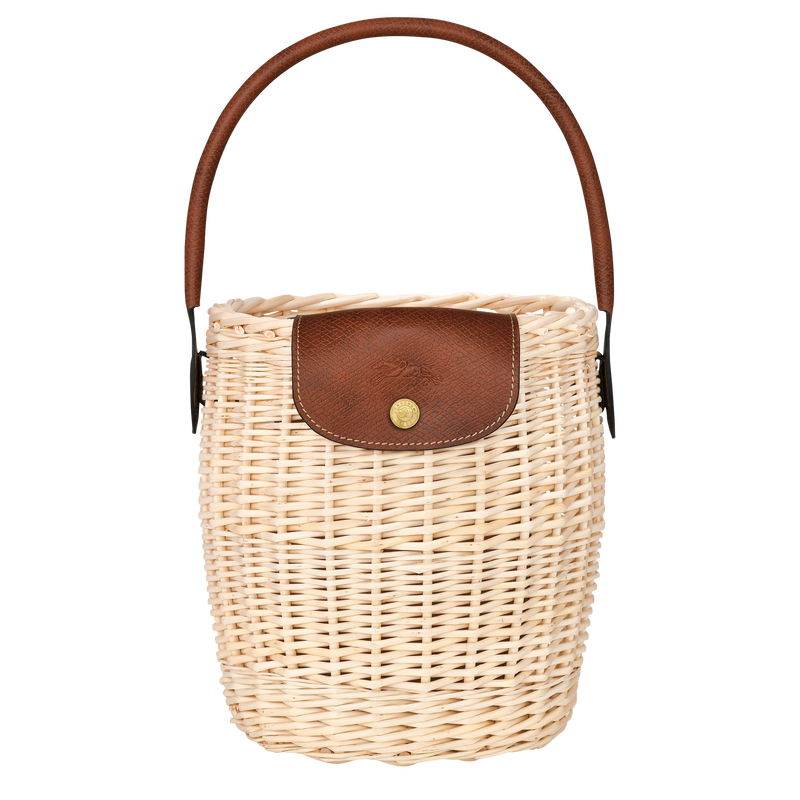 Checkered Straw Weaved Bucket Bag – Fashion CITY