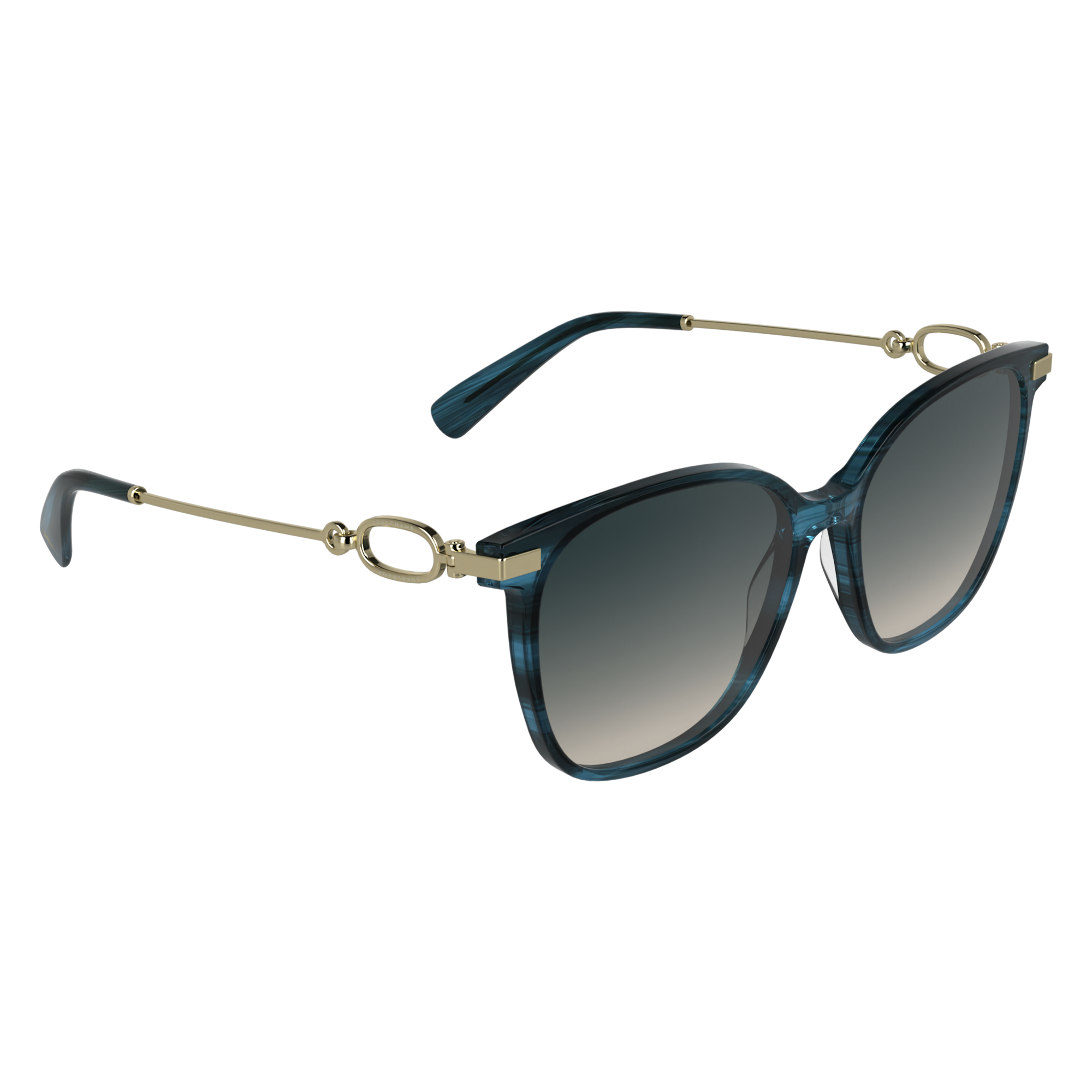 null Lunettes de soleil, Bleu ray&eacute;