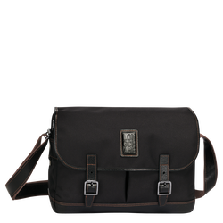 Boxford L Crossbody bag , Black - Recycled canvas