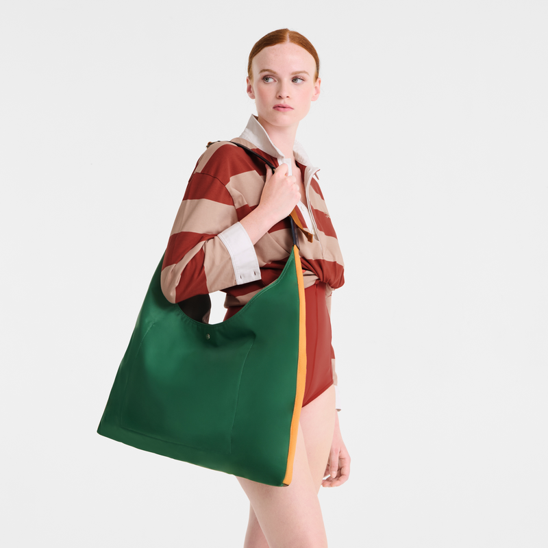 Re-Play XL Shoulder bag , British Green/Terra - Canvas  - View 2 of  5
