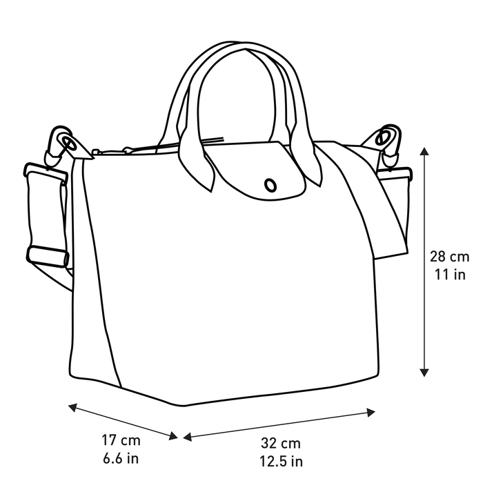 Longchamp Handbag Dimensions