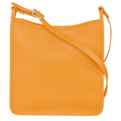 Le Foulonné 系列 拉鏈斜背包大型 M , 杏色 - 皮革