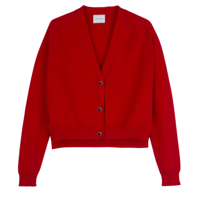 Cardigan , Maglia - Rosso