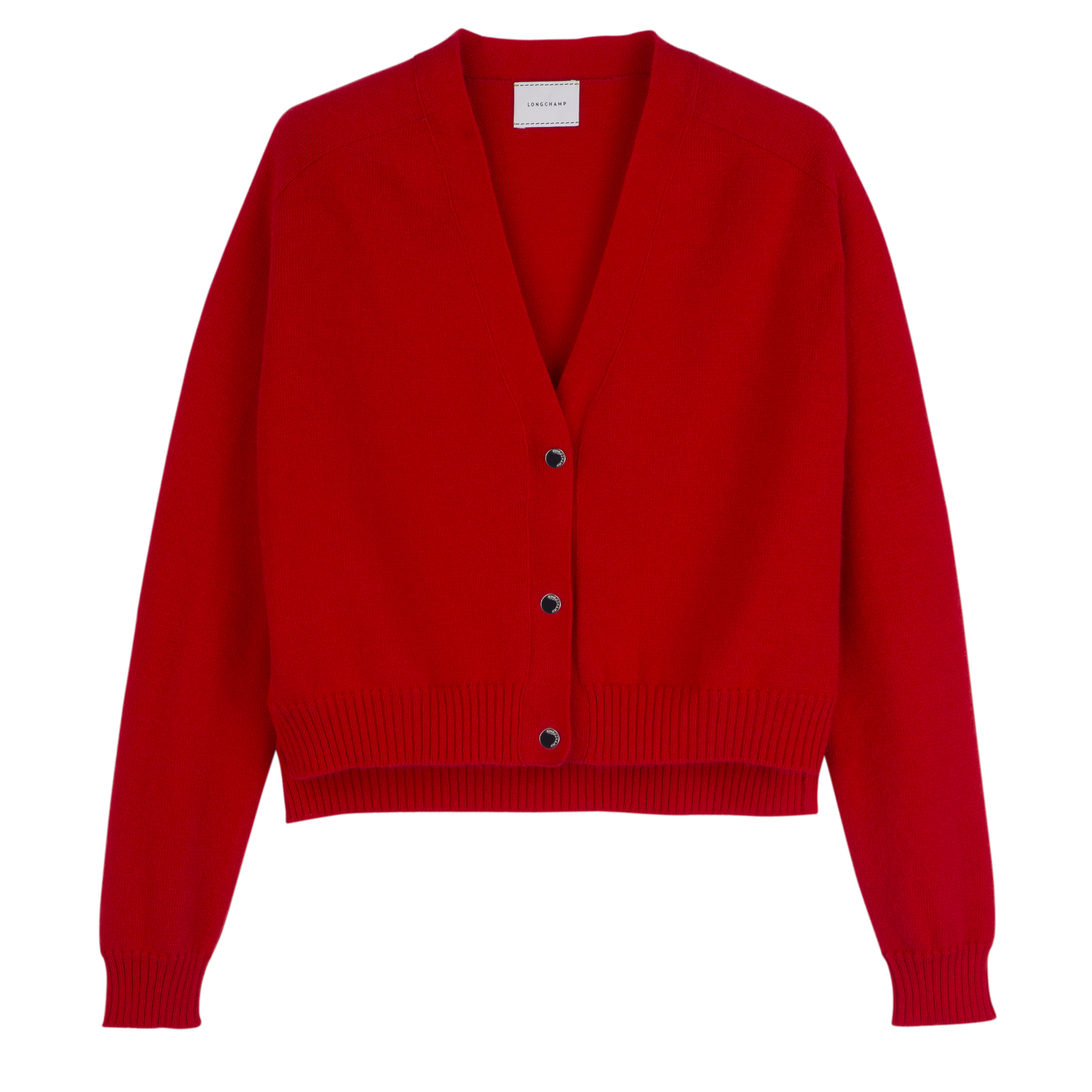Cardigan, Red/Navy - View 1 of
5 - zoom in null Cardigan, Red/Navy