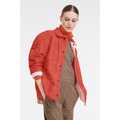 2022 가을겨울 컬렉션 리버서블 재킷, 오렌지/핑크
