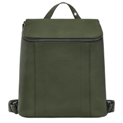 Longchamp 3D M Backpack , Khaki - Leather
