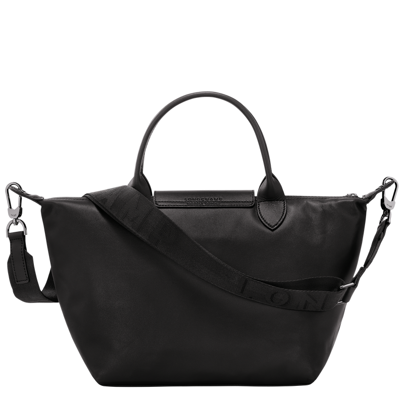 Le Pliage Xtra S Handbag , Black - Leather  - View 4 of  6