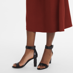 Roseau Sandalias de tacón alto , Cuero - Negro