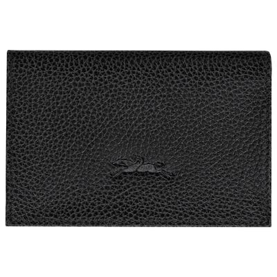 Le Foulonn&eacute; Porta Carte,  Nero