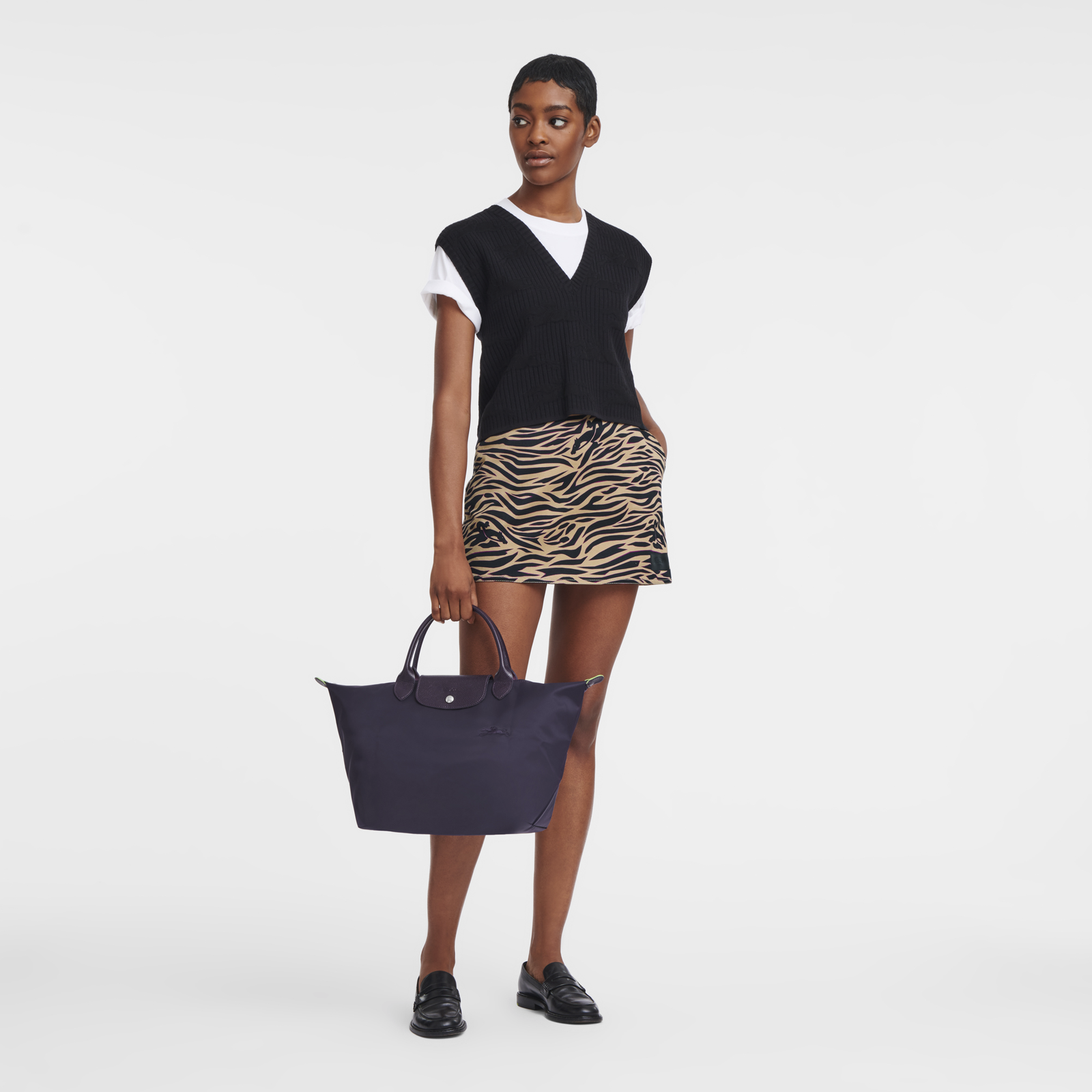 Longchamp le pliage 2025 bilberry
