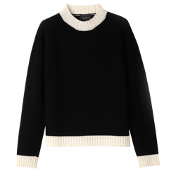 Pullover , Andere - Schwarz/Elfenbein