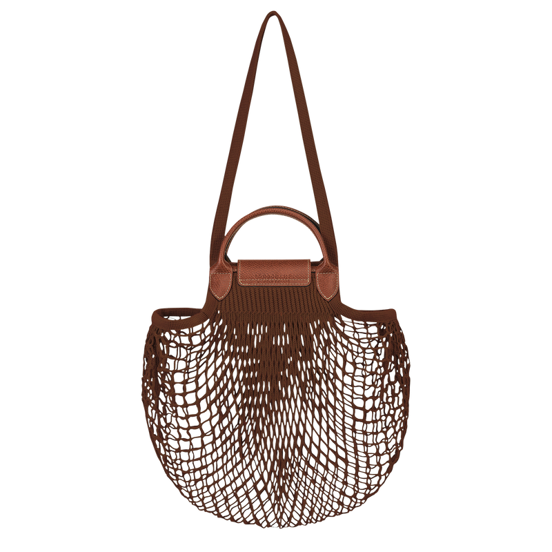 Le Pliage Filet L Mesh bag , Tobacco - Canvas  - View 4 of 4