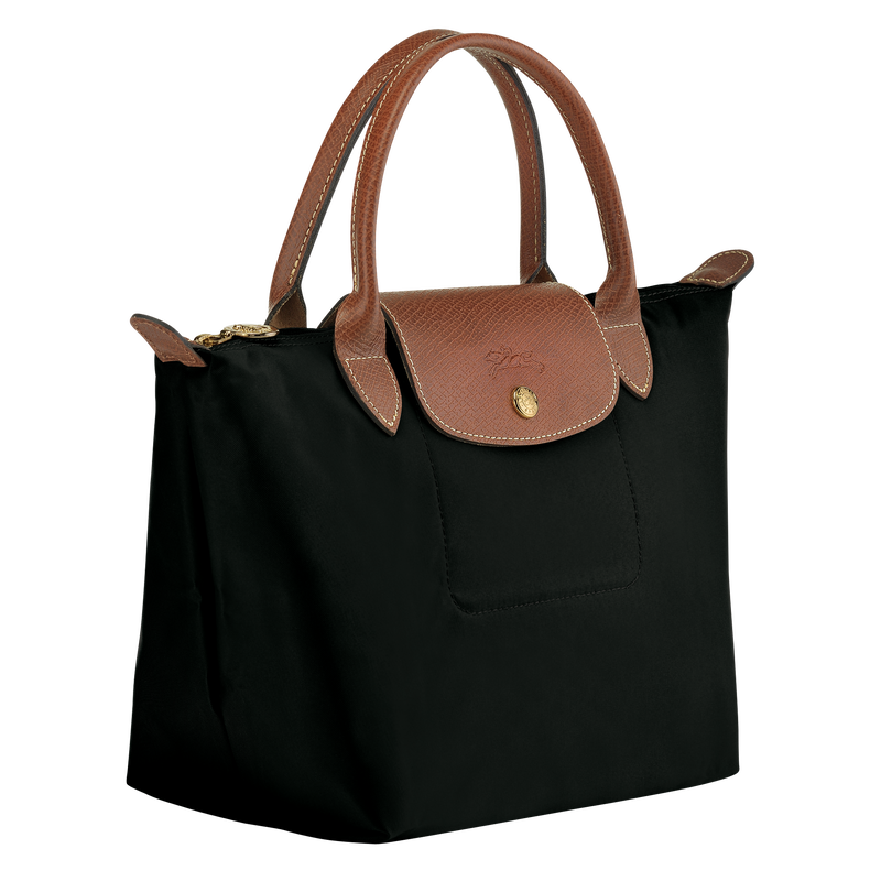 Black longchamp purse top