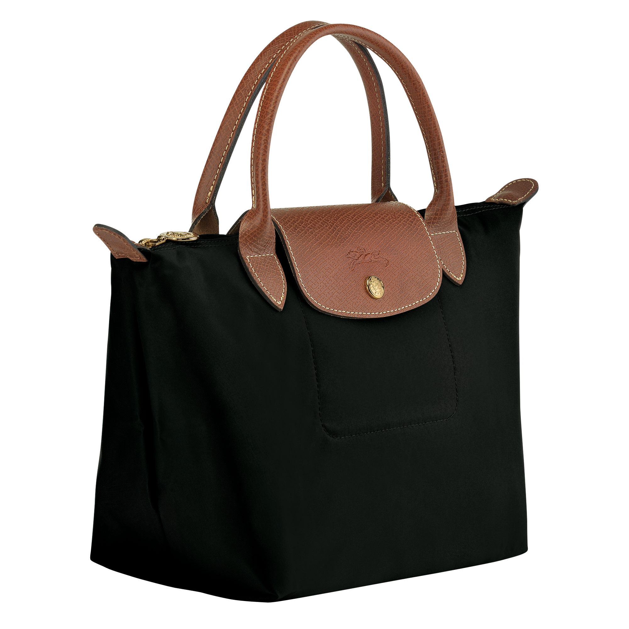 Le Pliage Original Borsa con manico S,  Nero