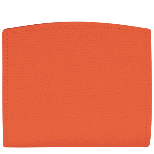 Brieftasche im Kompaktformat Roseau , Leder - Orange - Ansicht 2 von 4