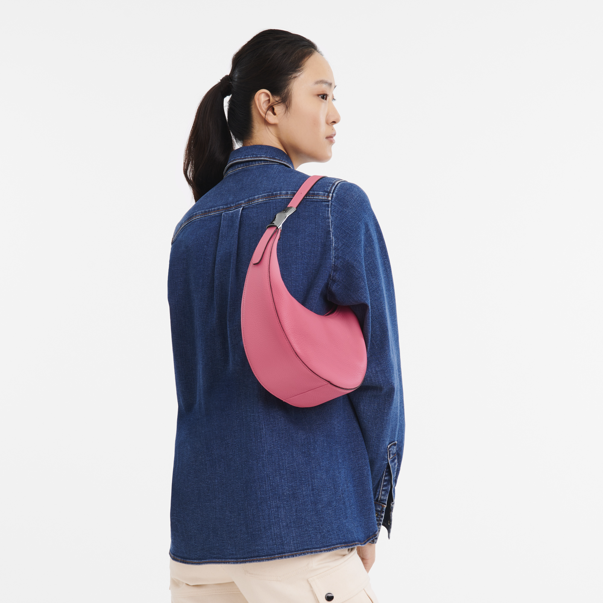 Longchamp Roseau Essential Half Moon Hobo Bag