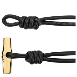 Le Pliage Xtra Ladies' belt , Black - Leather