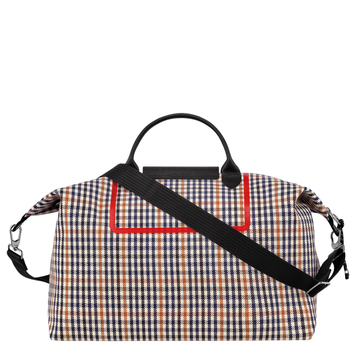 Le Pliage Collection Travel bag L, Navy/Cognac