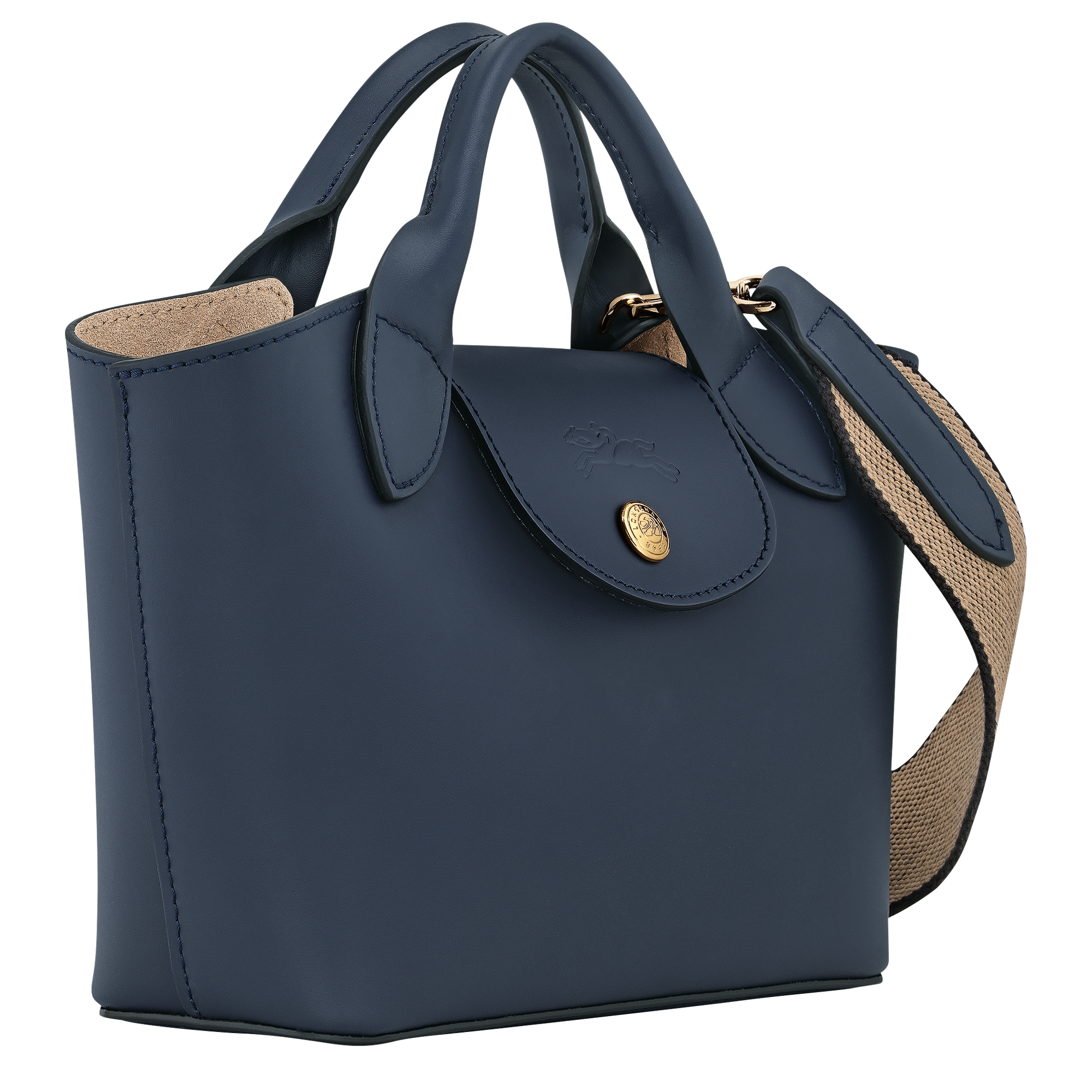 Tote bag XS, Navy - View 3 of
6 - zoom in Épure Tote bag XS, Navy