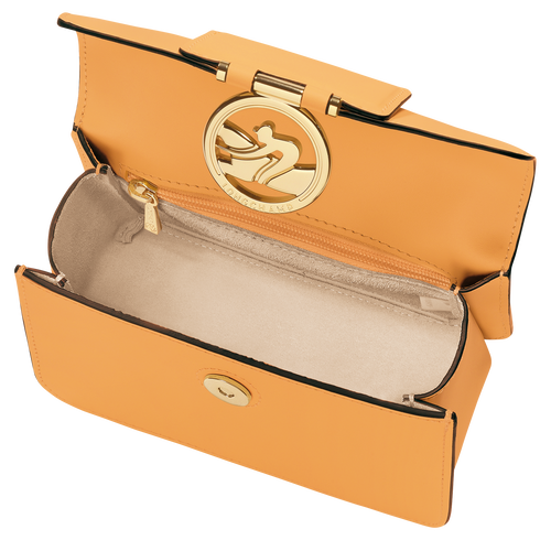Box-Trot XS Crossbody bag , Apricot - Leather - View 5 of  5