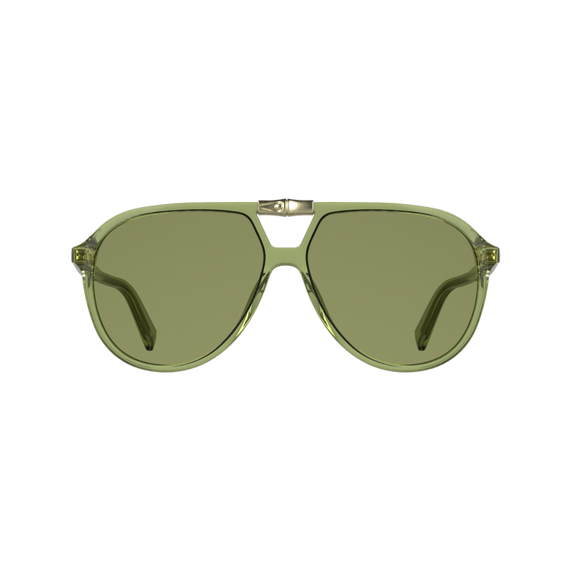 Occhiali da sole , Materiale in resina a base vegetale - Verde  - View 1 of  2