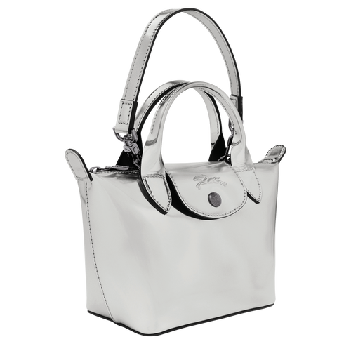 Top handle bag XS Le Pliage Printemps/Été 2021 Silver (L1500HTE023) |  Longchamp DK