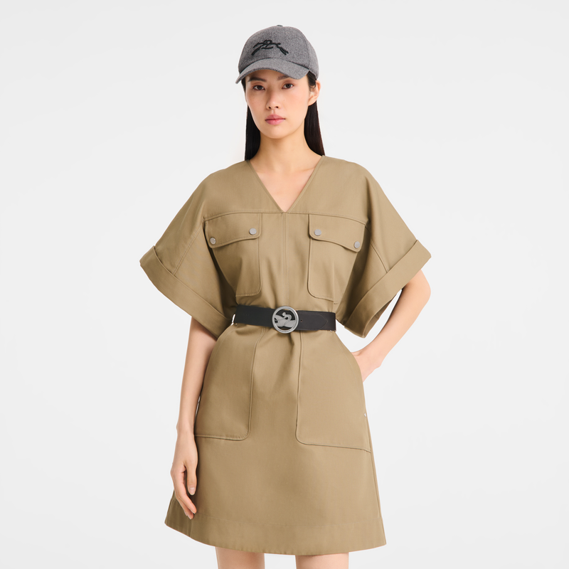 La M&eacute;daille Longchamp 여성 벨트 , 미네랄 - 가죽  - 2 이미지 보기 3
