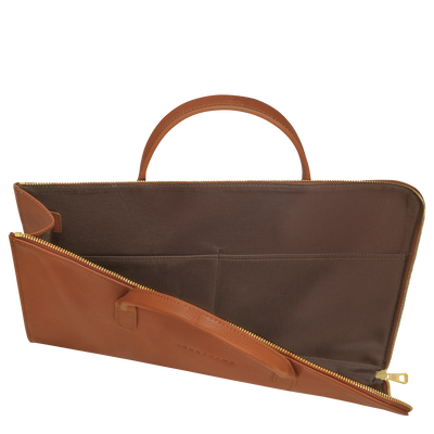 Le Foulonné Briefcase S, Caramel