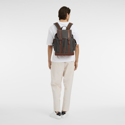 Boxford Backpack , Brown - Canvas