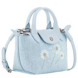 Le Pliage Collection XS Handbag , Sky Blue - Canvas