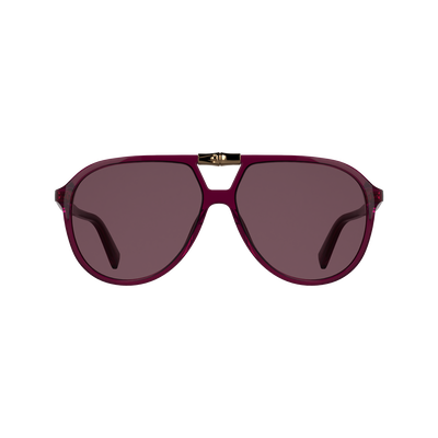 Gafas de sol , Material de resina a base de plantas - Burdeos
