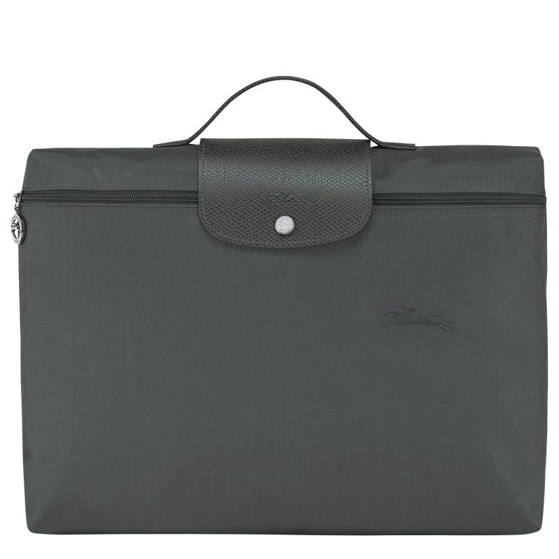 Le Pliage Green S Briefcase , Graphite - Recycled canvas  - View 1 of 5