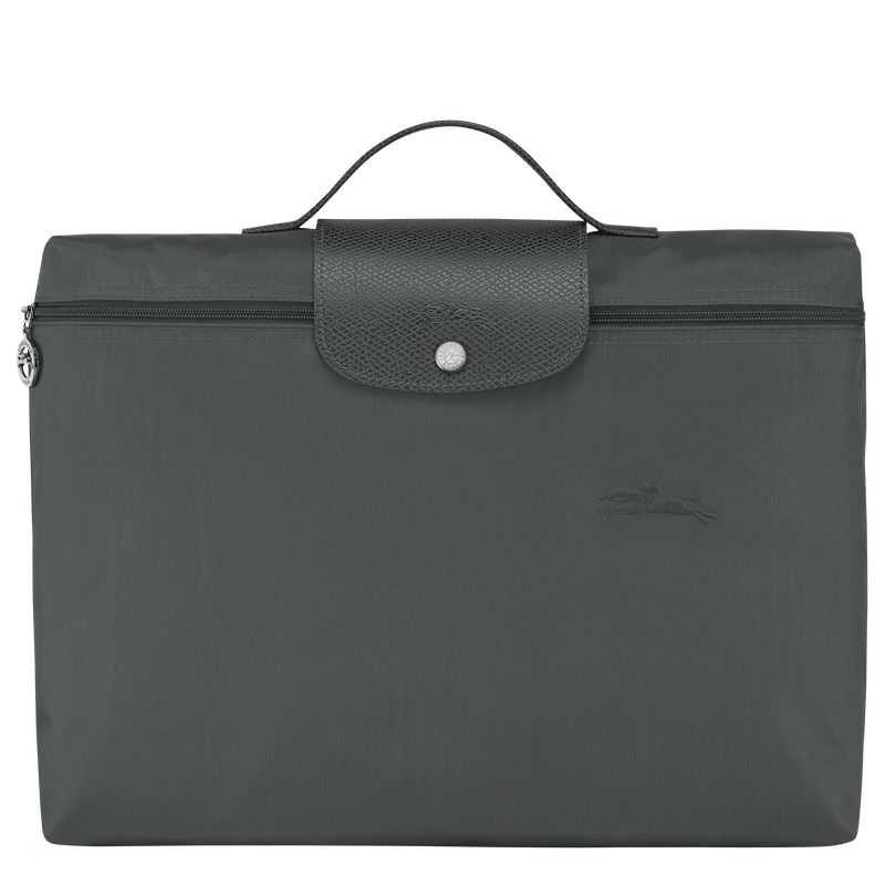 Le Pliage Green S Briefcase , Graphite - Recycled canvas  - View 1 of  5