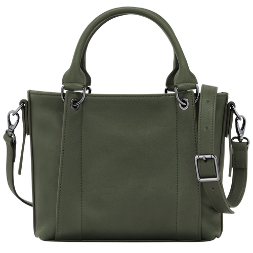 Longchamp 3D S Handbag , Khaki - Leather - View 4 of  5