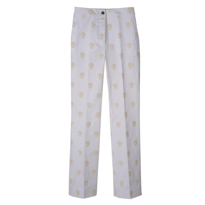 null Trousers, Ecru