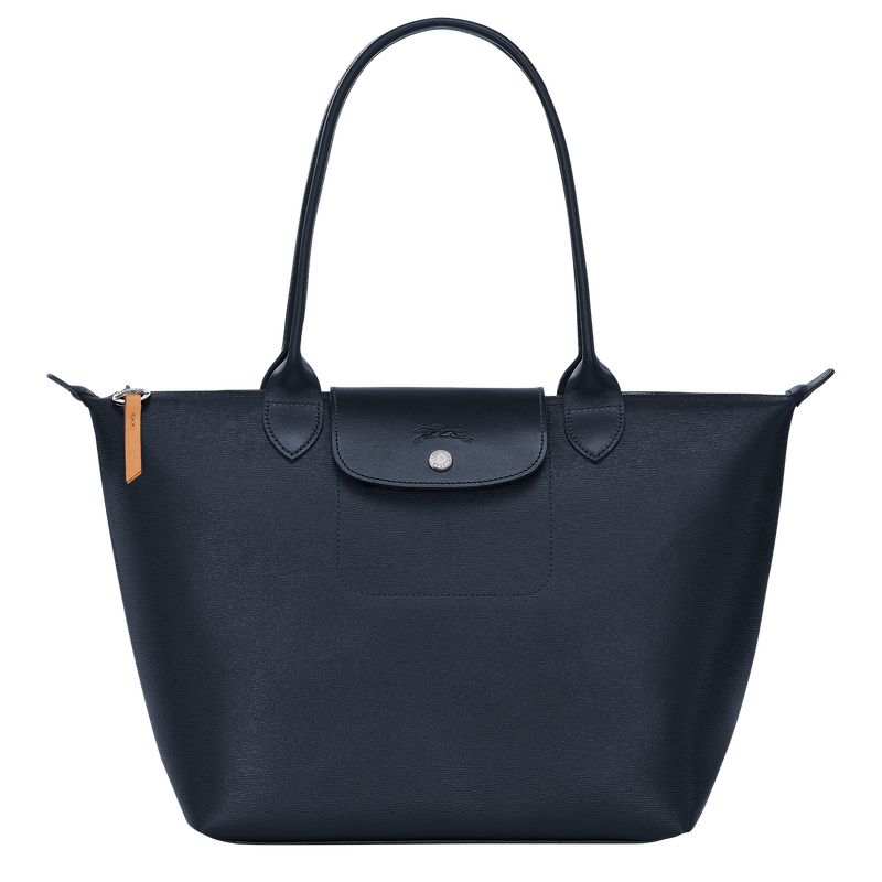 Le Pliage City M Tote bag , Navy - Canvas  - View 1 of 4