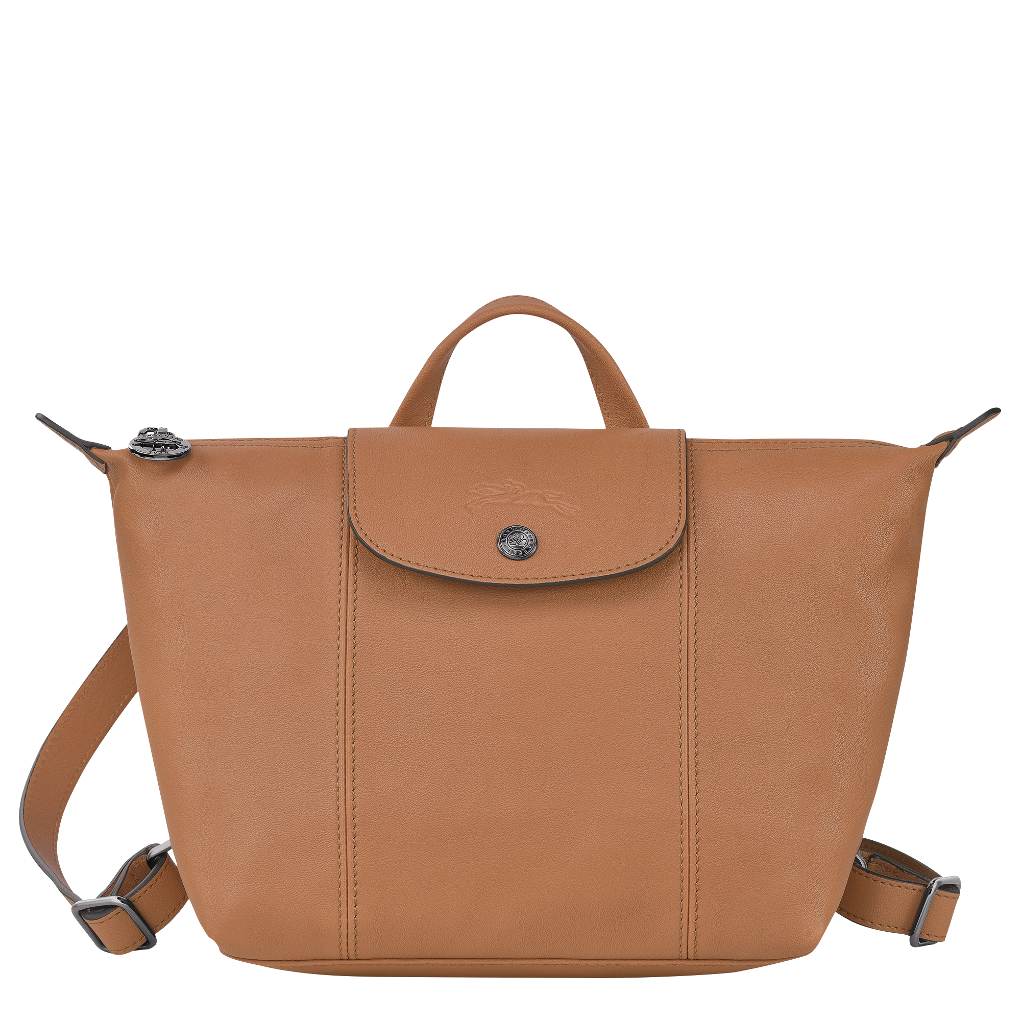 Longchamp tan leather bag