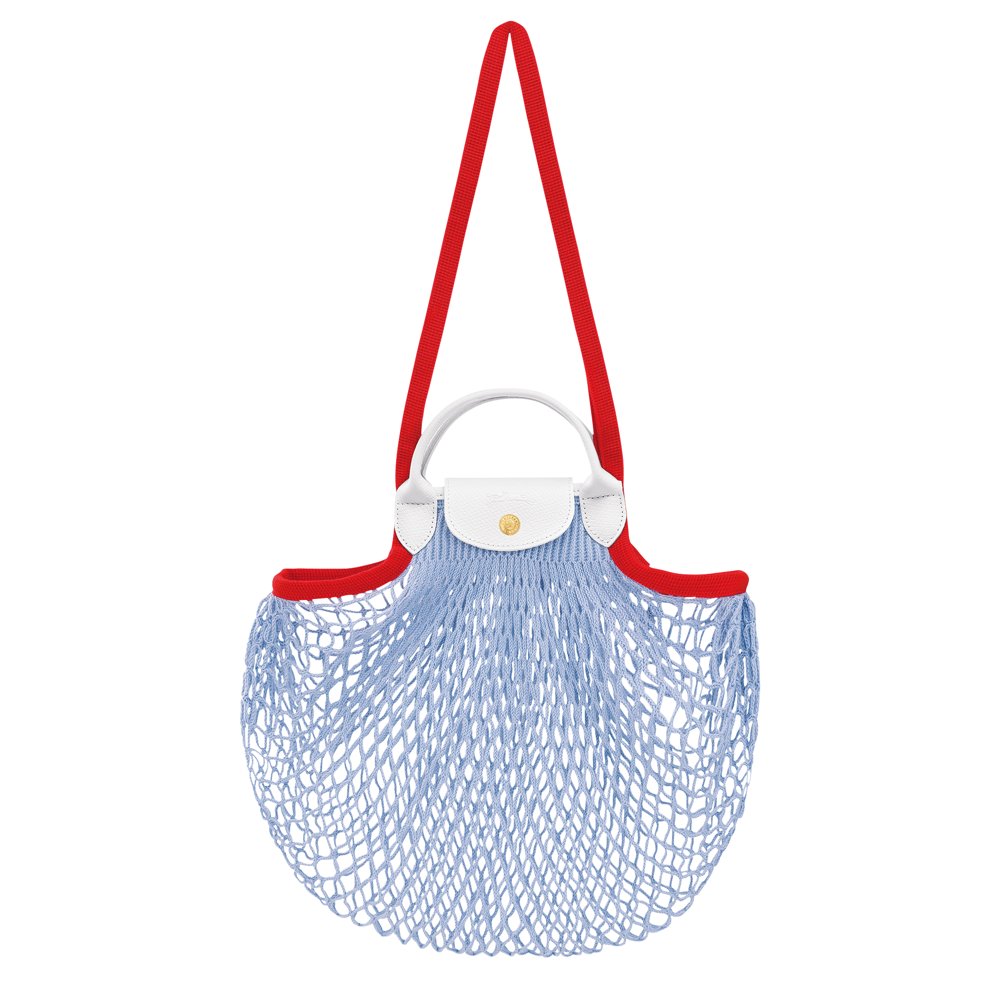 Le Pliage Filet 織網包 L, 天藍色