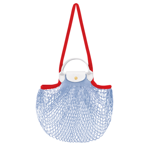 Le Pliage Filet 織網包 L , 天藍色 - 帆布 - 查看 1 4
