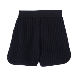 Short pants , Navy - Knit