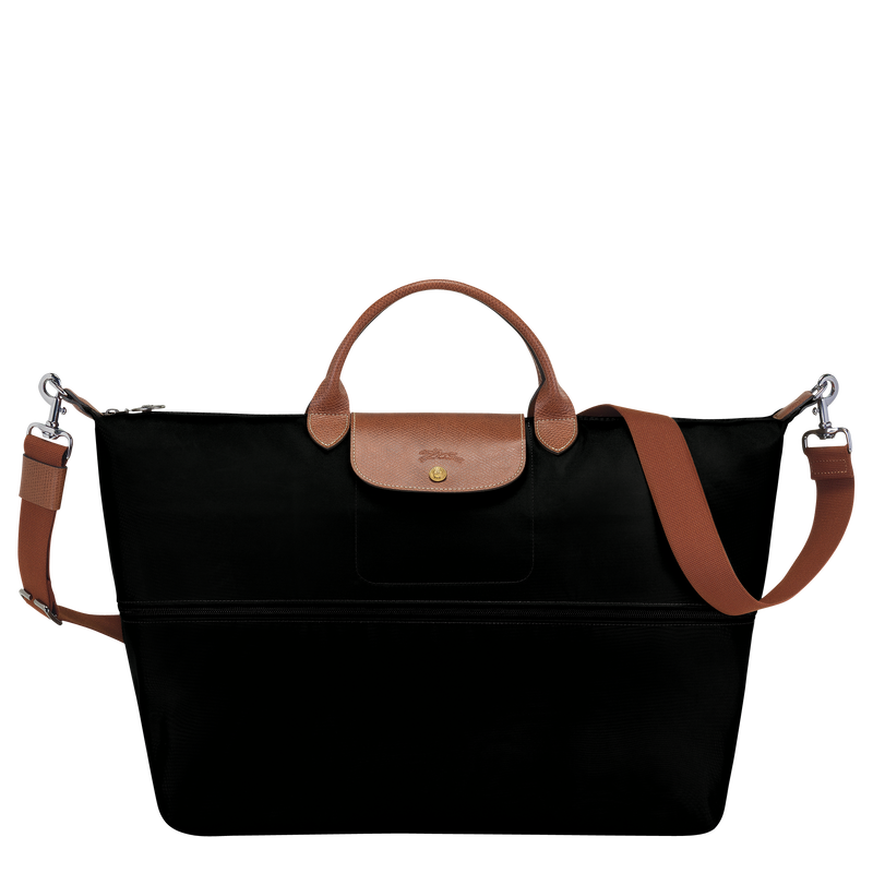 Sac de voyage extensible Le Pliage Original , Toile recycl&eacute;e - Noir  - Vue 6 de 7