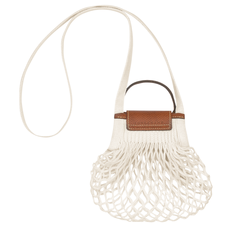 Le Pliage Filet XS Mesh bag , Ecru - Canvas  - View 4 of  6