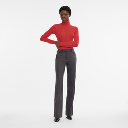 Pantalon , Flanelle - Anthracite