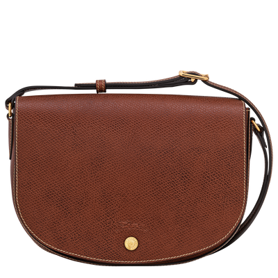 &Eacute;pure Bolso bandolera M , Cuero - Marr&oacute;n