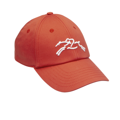 Solid cap , Tomato - Cotton blend