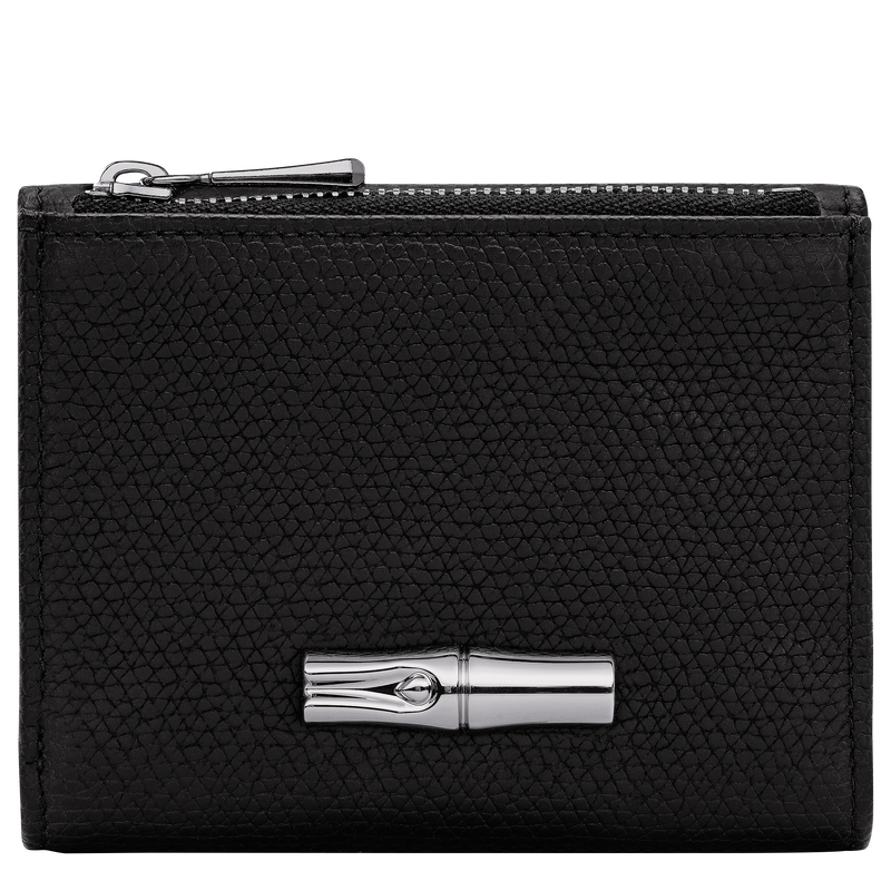Le Roseau Cartera compacta , Cuero - Negro  - Vista 1 de 3