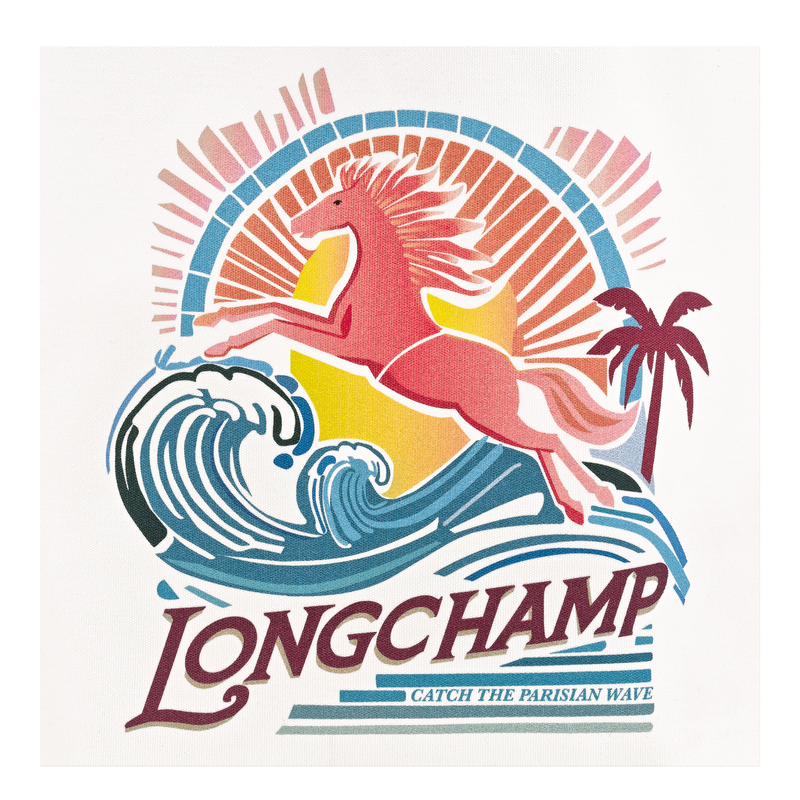 Le Pliage Collection Tote bag , Rainbow - Canvas  - View 6 of 6