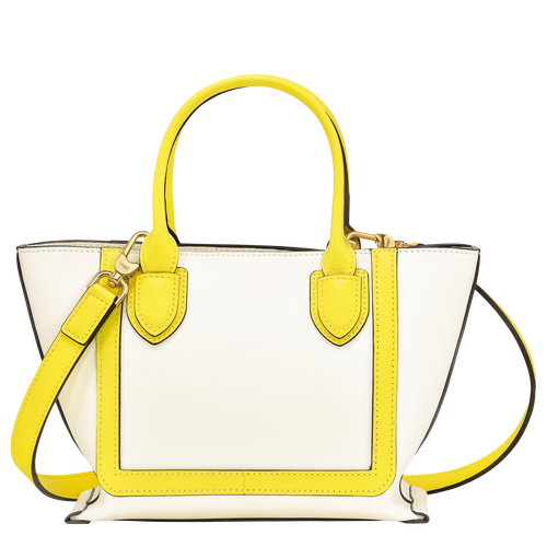 Mailbox Handtasche S, Ecru/Zitrone