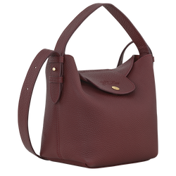 Le Cadence S Bucket bag , Burgundy - Leather